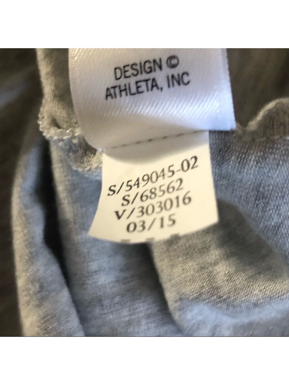 Athleta Heather Gray Dress w/ Criss Cross Back - Size Small - Picture 12 of 16